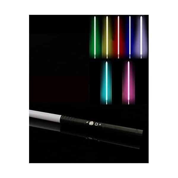 Sabre laser Style RVB changeant de couleur colorée Guerres des étoiles au sabre laser Baguettes de sabre laser Lame de sabre 