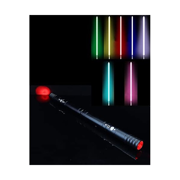 Sabre laser Style RVB changeant de couleur colorée Guerres des étoiles au sabre laser Baguettes de sabre laser Lame de sabre 