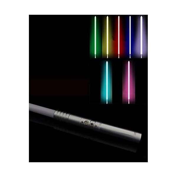 Sabre laser Style RVB changeant de couleur colorée Guerres des étoiles au sabre laser Baguettes de sabre laser Lame de sabre 