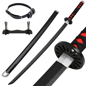 HASMI Épée de Samouraï Katana, Accessoire de Dessin Animé Japonais, Lame de Cosplay, Jouet Katanas En Bambou de 104Cm/Kamado 