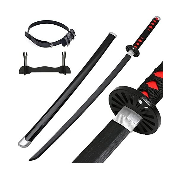 HASMI Épée de Samouraï Katana, Accessoire de Dessin Animé Japonais, Lame de Cosplay, Jouet Katanas En Bambou de 104Cm/Kamado 