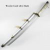 NIANXINN Cosplay Katana En Bois Samouraï Épée Démon Tueur Lame Épée, Anime Épées Accessoires Jouets Épée Objets de Collection