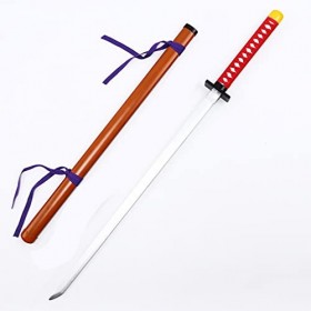 Lame De Samouraï en Bois Katana Cos Animation Performance Accessoires Arts Martiaux Pratique Épée Halloween Prop Arme Meilleu