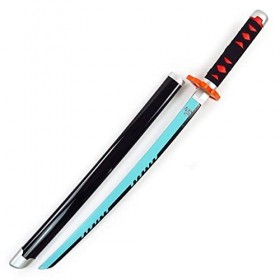 KAXO Jouet Édition Pour Enfants Lame de Tueur de Démons Cos Épée En Bois Enfant Garçon Épée Anime Show Accessoires DArme Cou