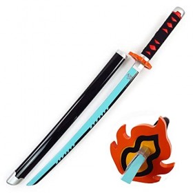 KAXO Jouet Édition Pour Enfants Lame de Tueur de Démons Cos Épée En Bois Enfant Garçon Épée Anime Show Accessoires DArme Cou