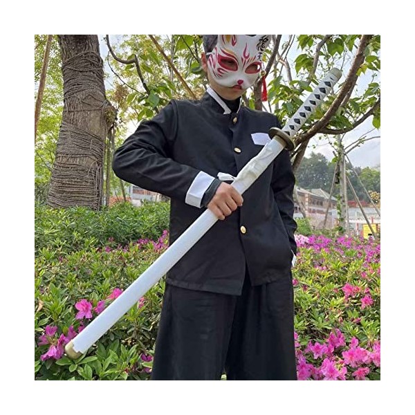 Maryaz Épée En Bois Pour Enfants Anime Cosplay Épée Katanas En Bois Katana En Bois Accessoires DArmes En Bois,Kendo Swordsma