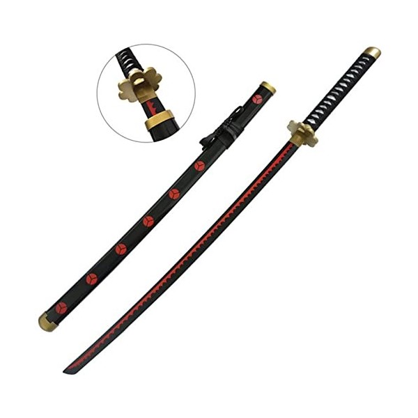 Épée De Guerrier, Épée De Samouraï Anime Avec Fourreau, Accessoires Darme Dépée Katana En Bois Jouet Dépée Ninja Anime, Po