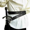 WORUETE Medieval Knight Sword Frog Holster Rapier Scabbard Holder Renaissance Leather Sword Frog Costume Accessoire Rapier Kn