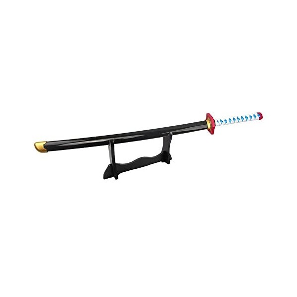 Uvency Katana Fait À La Main, Jouets En Lame de Bambou de 75 Cm/100 Cm Avec Support Pour Enfants Et Adultes, Accessoires de C