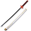 Vendics Épée de Samouraï En Bois Jouet Kochou Shinobu Cosplay Katana Épée Abs Épée Gaine Démon Slayer Épée Anime Fans Hallowe