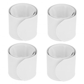 ABOOFAN 300 Pcs Anneau Blanc Bracelets En Vrac Accessoires De Tableau Blanc Noir Pour Filles Enfants Bande De Slap Bracelets 