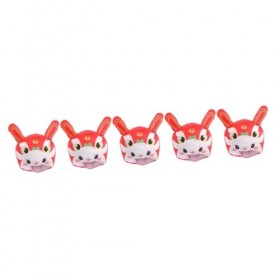 Toyvian 5 Pièces Lion Réveil Lapin Couvre-Chef Vêtements Pour Enfants Chapeau Moelleux Costumes Pour Enfants Accessoire De Co