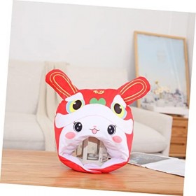 Toyvian 5 Pièces Lion Réveil Lapin Couvre-Chef Vêtements Pour Enfants Chapeau Moelleux Costumes Pour Enfants Accessoire De Co