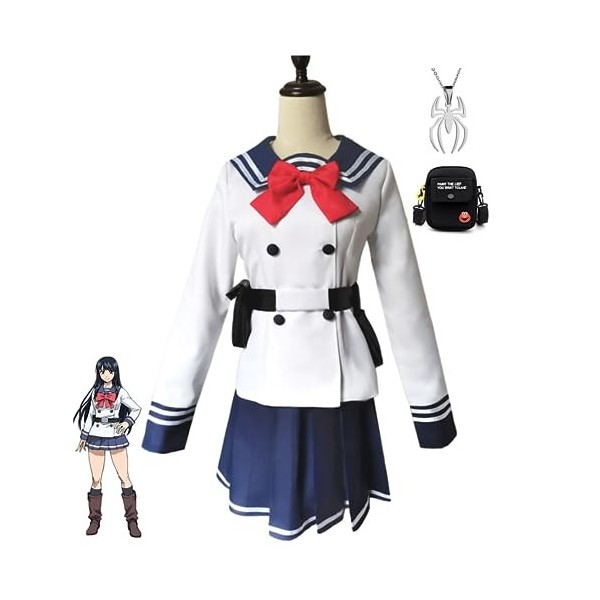 Anime High-Rise Invasion Cosplay Vêtements Avec Collier Cadeau pour Les Amateurs De Mangas Uniforme Habillage De Fête De Carn