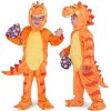 Spooktacular Creations Costume de Dinosaure T-Rex Deluxe pour Enfants pour Halloween, Fête Déguisée en Dinosaure, Jeu de Rôle