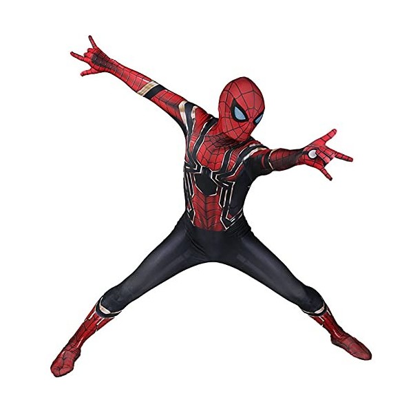 MODRYER Enfants Halloween Cosplay Iron Man Spiderman Fancy Robe de Costume Fête Masquerade Combinaisons Jumpsuits Enfants Per
