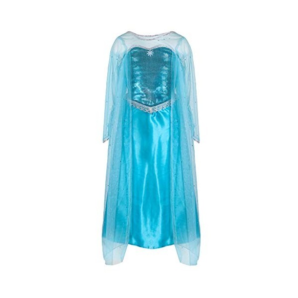 Great Pretenders - Ice Queen Dress Casquettes, masques et accessoires de fête, Bleu Bleu 38985 