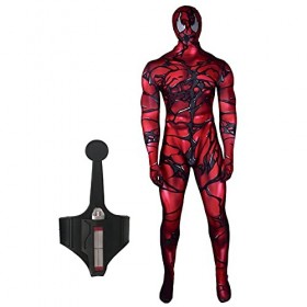 MODRYER Filles garçons Venin Cosplay Combinaisons Spiderman déguisement Costume Halloween Carnaval Body Super-héros Onesies A