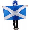Lot de 6 drapeaux écossais - Accessoires de déguisement pour événements sportifs et jours nationaux