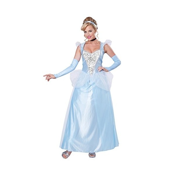 California Costume - 01345 - Déguisement Princesse Cindy - Femme - Bleu - S