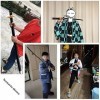 Gaiev Multicolore Anime Katana Demon Slayer Cosplay Katanas Épée Couteau Arme,Anime Ninja Jouets,Accessoire Décoratif De Fête