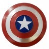 sookin Captain America Shield Superhero Up Retro Costume Accessoires Iron Art Shield Tenture Murale DéCorations Cosplay Costu