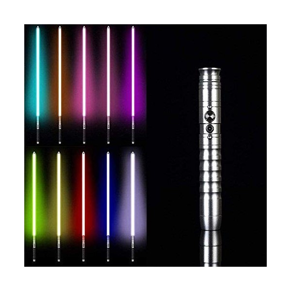 Sabre Laser, épées De Sabre Laser à Poignée En Métal à 11 Couleurs Changeables Force Fx Avec 2 Modes De Son Pour Adultes, Cad