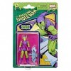 Marvel Hasbro Legends Series Retro 375 Collection, Figurine Green Goblin de 9,5 cm, 2 Accessoires F3820 Multicolore