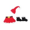 Kisangel 3Pcs Prop Accessoires Jupe Accessoires Enfants Vêtements Noël Crochet Mois Infantile Pour Filles Tricoté Nouveau-Né 