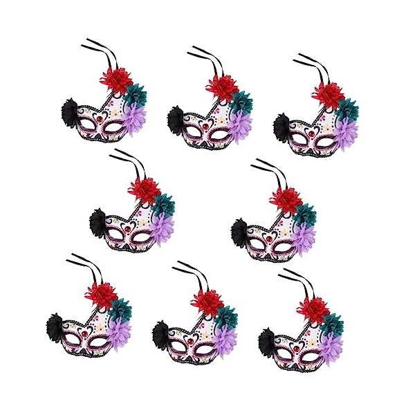 ABOOFAN 6 Pièces Masque DHalloween Costumes Pour Enfants Accessoires De Cosplay Bandeau De Bal Masqurade Accessoire De Costu