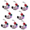 ABOOFAN 6 Pièces Masque DHalloween Costumes Pour Enfants Accessoires De Cosplay Bandeau De Bal Masqurade Accessoire De Costu