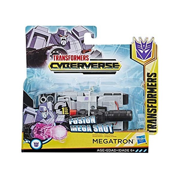 Transformers Cyberverse Action Attackers: 1-Step Changer Megatron Action Figure Toy