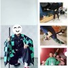 HASMI Épée Slayer Blade Cos, Accessoire En Bambou, Modèle DArme Kamado Tanjirou Katanas, Pour Anime Katana, Jouet Décoratif 