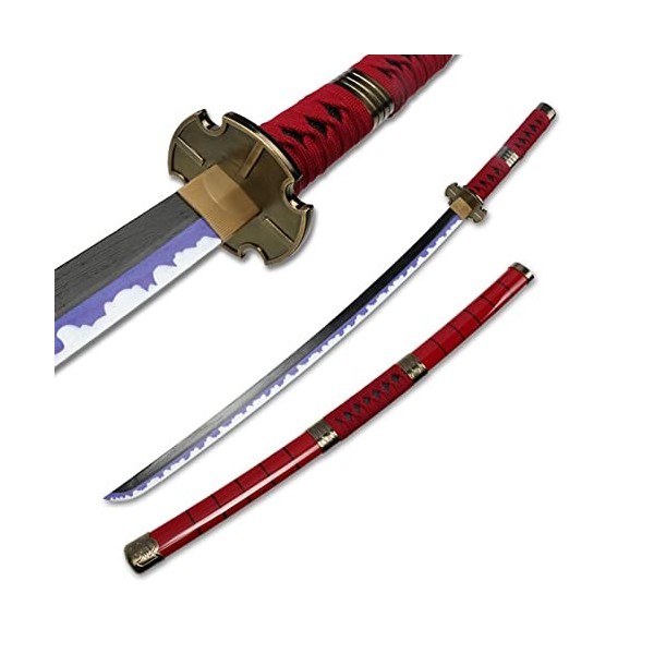 LixLan Épée De Samouraï Danime pour Jouets Daccessoires De Cosplay,dhalloween Amateurs Danime Roronoa Zoro Cos Modèle De 