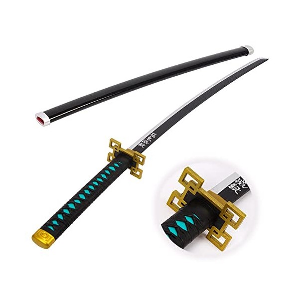 Épée de Lame de Tueur de démons samouraï Katanas,Fans danime Amoureux danime Accessoires de Cosplay,modèle darme,Taille 76