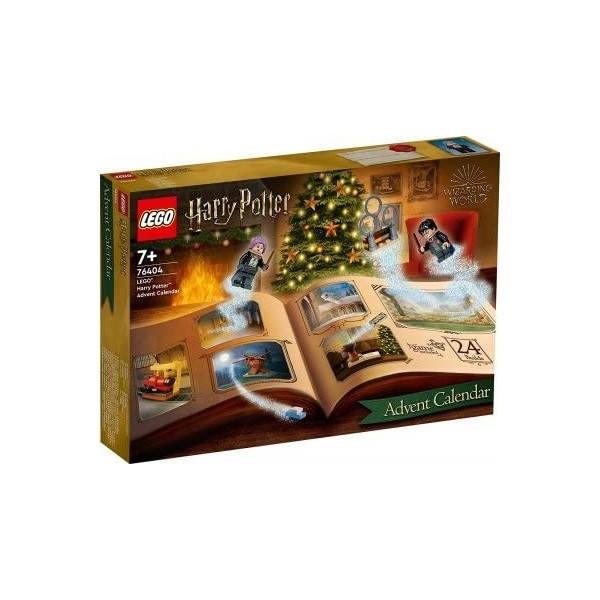 Set calendrier de lavent 2022 pour lego pour harry potter 76404 + 1 carte lego collector