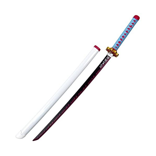 NIANXINN Deters Samurai Sword 80Cm/104Cm Anime Cosplay Katana Avec Fourreau En Bois Slayer Blade Accessoire DArme, Jouets Po