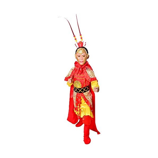 Clothing Enfants Sun Wukong vêtements, Journey to The West Roi Singe Costumes, Ensemble Complet de Costumes de Jeu de rôle po