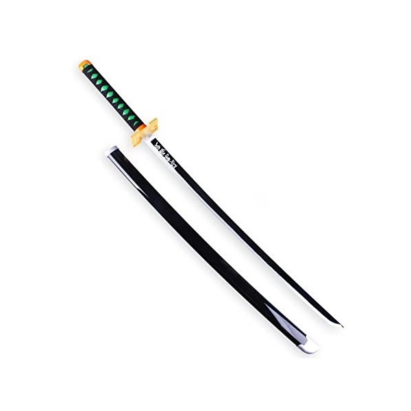 JRPT Anime Cosplay Katana Cos Bamboo Sword En Bois Blade de Scabard, Jeu de Rôle de Collection Adulte, Accessoires DArmes Co