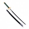 JRPT Anime Cosplay Katana Cos Bamboo Sword En Bois Blade de Scabard, Jeu de Rôle de Collection Adulte, Accessoires DArmes Co