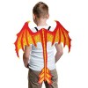 NASTON Costume dhalloween Décoration Ailes de Dragon Queue, Accessoires de Cosplay pour Fête Déguisement Carnaval,Orange