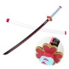 Katana Épée Lame en Bambou Cosplay Anime Épée Kanroji Mitsuri Modèle darme Jouets pour Enfants Accessoire de Jeu de rôle pou