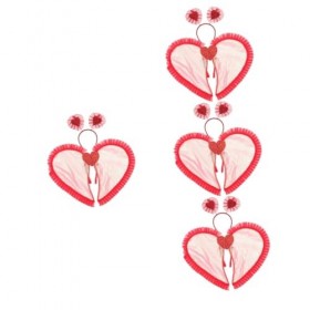 ifundom 4 Ensembles De Stand De Fées Joli Cadeau Bandeau Ailes Bandeau Bopper Cupidon Décoration Amour Ange Sequin Scène Fill