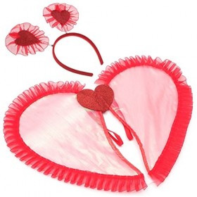 ifundom 4 Ensembles De Stand De Fées Joli Cadeau Bandeau Ailes Bandeau Bopper Cupidon Décoration Amour Ange Sequin Scène Fill