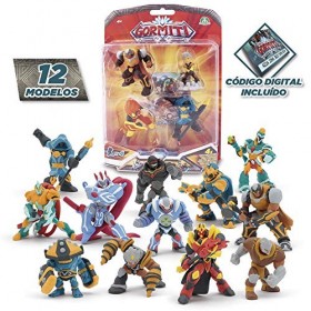Gormiti, Coffret de 4 Figurines de 5 cm, avec Cartes pour Jeu de Combats, Jouet pour Enfants dès 4 Ans, GRM10 - Modèle aléato
