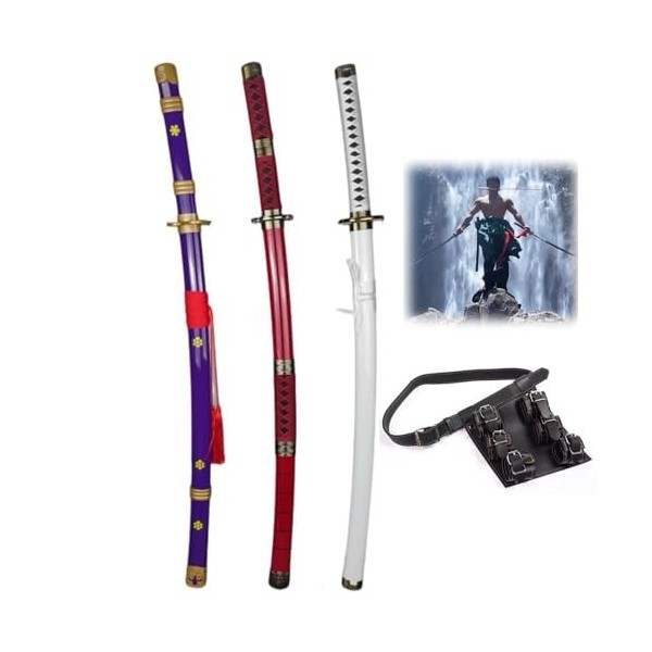 BRELHF Epee en Roronoa Zoro Katana 76cm/103cm Épée de Samouraï pour Halloween Costume Accessoires Size : Enfants 76cm 