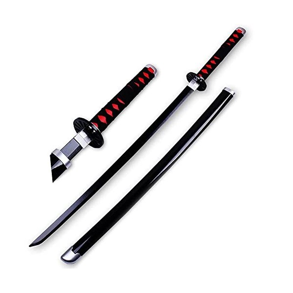 Uvency 41 Pouces Tanjiro Épée Slayer Épée En Bois Katana Épée Accessoire Katana Fait À La Main Abs Épée Gaine Accessoire Cout