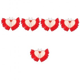 Warmhm 5 Pièces Ailes dange Costumes pour Enfants Vêtements De Fille Costumes pour Enfants Accessoires pour Adolescentes Ail