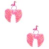 TOYANDONA 3 Pièces Robes Hawaïennes Pour Enfants Filles Bandeau Tenues Pour Filles Costumes Pour Filles Fête Aile Costume Ail