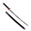 YPDHUA Anime Cosplay Katana Cos Bamboo Sword En Bois Blade de Slayer Avec Fourreau, Accessoire DArmes Cosplay Prop Jouet, Ha